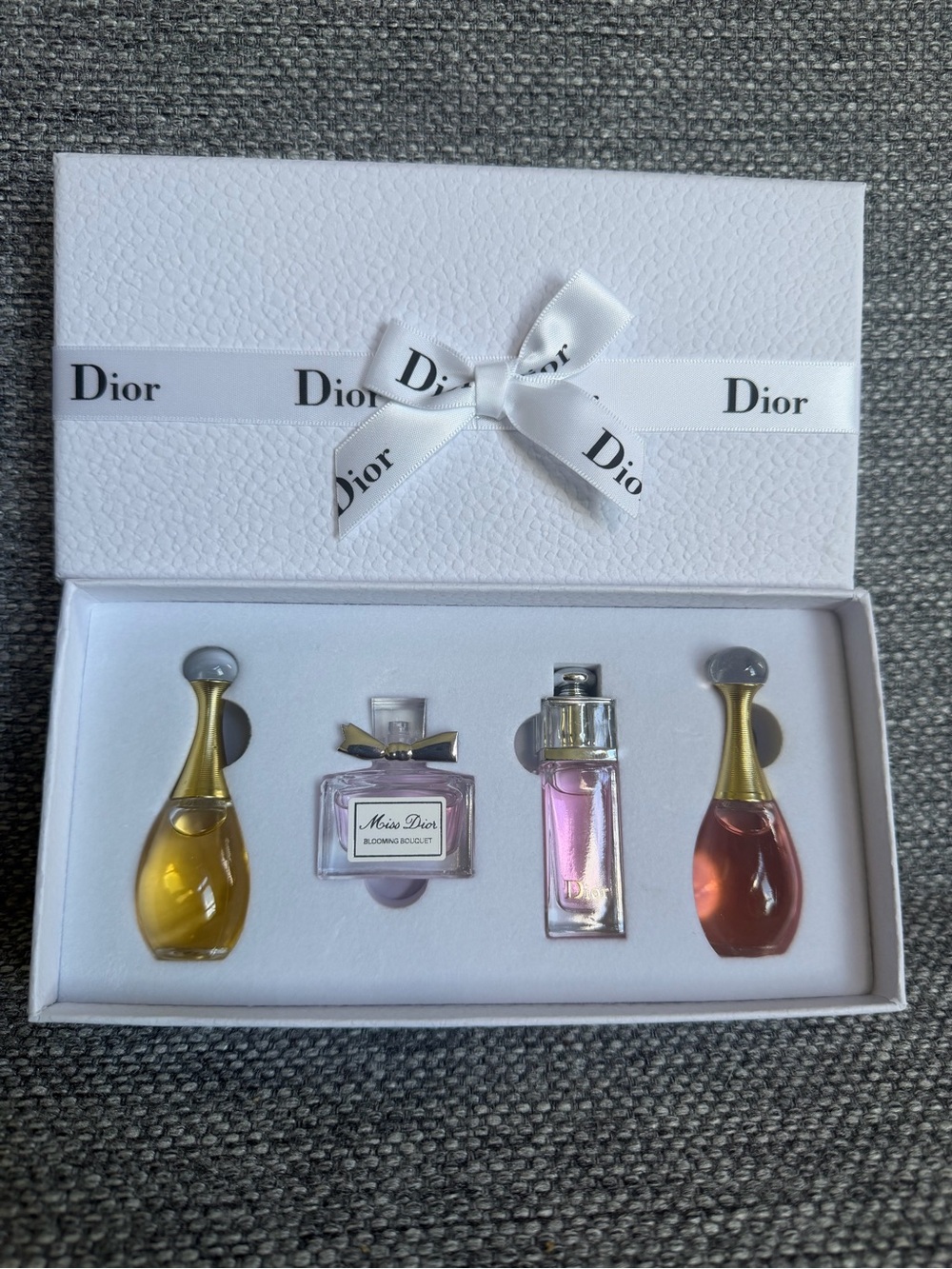 Dior Mini Fragrance Set in White Gift Box
